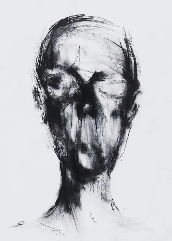 Portret węglem 3